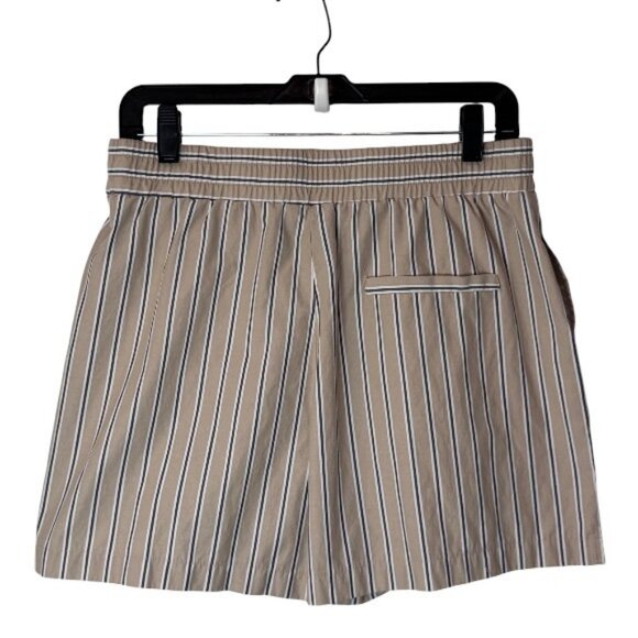 Forever 21 striped button up shirt and pull-on shorts set women's size L - Picture 12 of 13